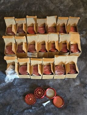 Lot of 20 Small Red Grinders
